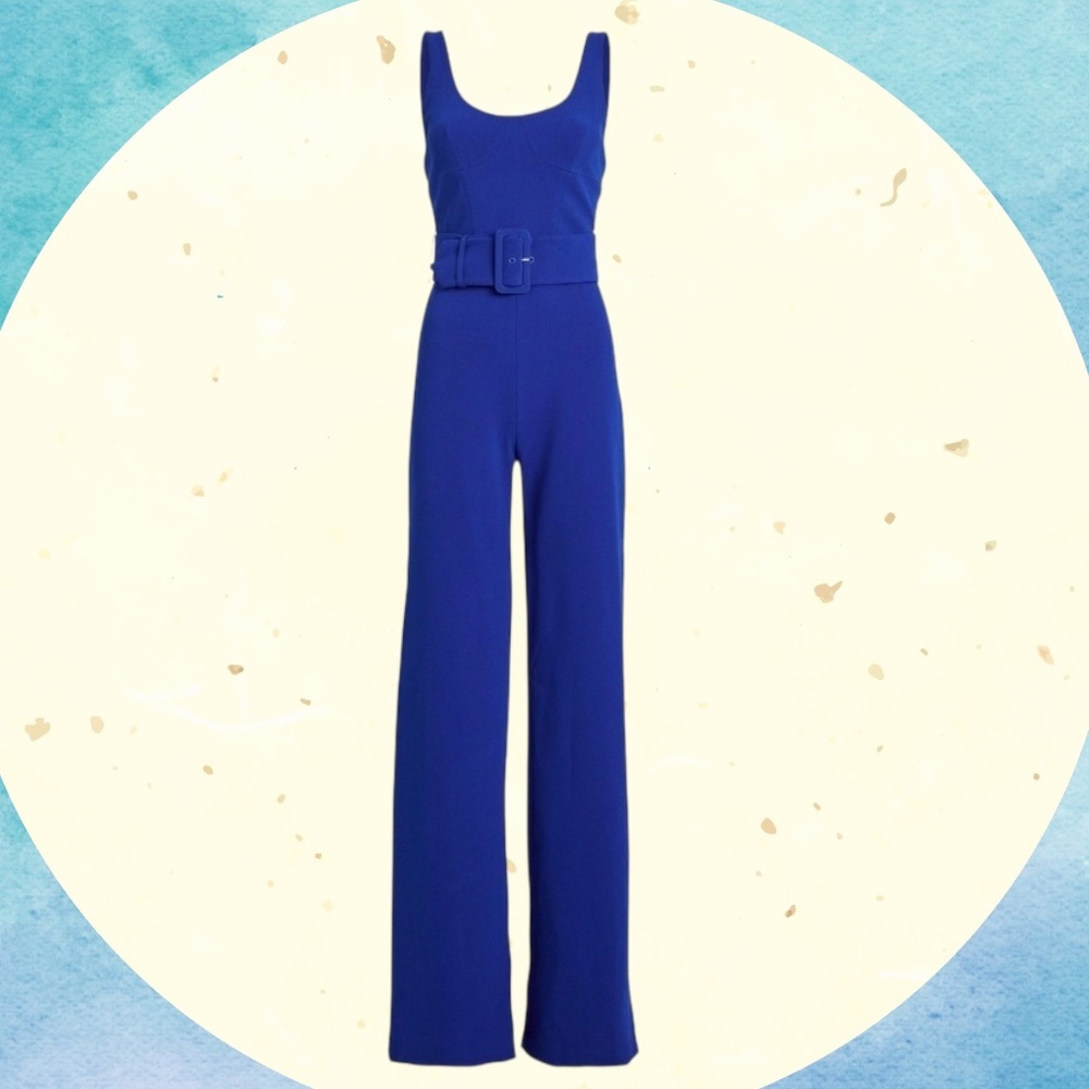 Jonathan Simkhai Belted Wide Leg Jumpsuit - Picture 11 of 16